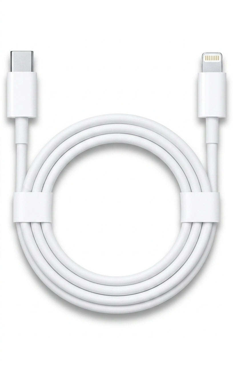 USB-C to Lightning Charging Cable compatible with iPhone, 1m