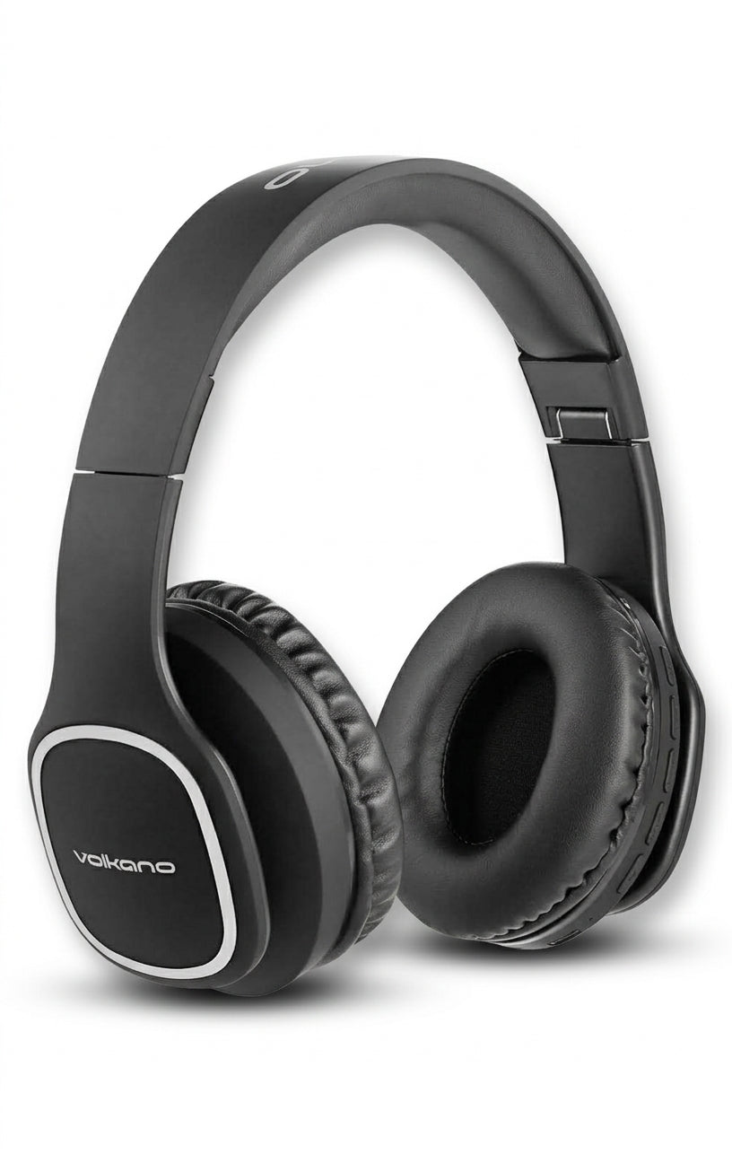 Volkano Bluetooth Wireless Headphones | Phonic Series - Black